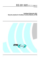Die Norm ETSI EG 201620-V1.1.1 21.1.1999 Ansicht