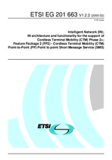 Die Norm ETSI EG 201663-V1.2.2 24.2.2000 Ansicht