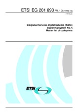 Die Norm ETSI EG 201693-V1.1.3 8.10.1999 Ansicht