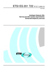 Die Norm ETSI EG 201722-V1.2.1 15.12.2000 Ansicht