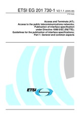 Die Norm ETSI EG 201730-1-V2.1.1 10.8.2005 Ansicht
