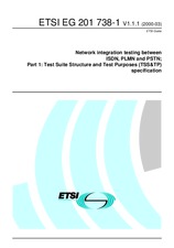 Die Norm ETSI EG 201738-1-V1.1.1 20.3.2000 Ansicht