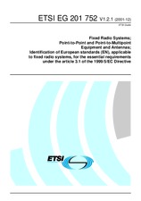 UNGÜLTIG ETSI EG 201752-V1.2.1 4.12.2001 Ansicht
