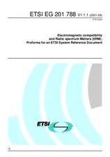 Die Norm ETSI EG 201788-V1.1.1 17.9.2001 Ansicht