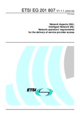 Die Norm ETSI EG 201807-V1.1.1 26.9.2000 Ansicht