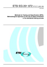 Die Norm ETSI EG 201872-V1.2.1 21.8.2001 Ansicht