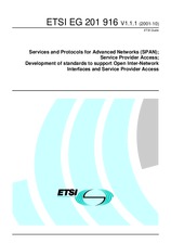 Die Norm ETSI EG 201916-V1.1.1 11.10.2001 Ansicht