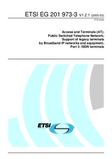 Die Norm ETSI EG 201973-3-V1.2.1 2.3.2005 Ansicht