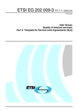 Die Norm ETSI EG 202009-3-V1.1.1 8.2.2002 Ansicht