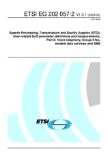 Die Norm ETSI EG 202057-2-V1.3.1 23.2.2009 Ansicht