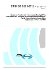 Die Norm ETSI EG 202057-2-V1.3.2 8.4.2011 Ansicht