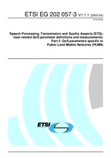 Die Norm ETSI EG 202057-3-V1.1.1 20.4.2005 Ansicht