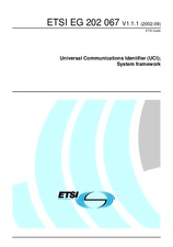 Die Norm ETSI EG 202067-V1.1.1 17.9.2002 Ansicht