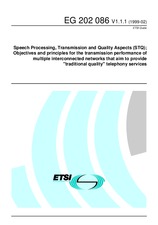 Die Norm ETSI EG 202086-V1.1.1 23.2.1999 Ansicht