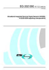 Die Norm ETSI EG 202090-V1.1.2 23.3.1999 Ansicht