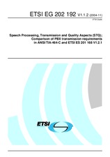 Die Norm ETSI EG 202192-V1.1.2 25.11.2004 Ansicht