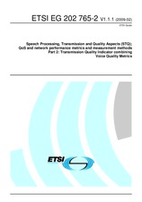 Die Norm ETSI EG 202765-2-V1.1.1 23.2.2009 Ansicht