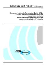 Die Norm ETSI EG 202765-3-V1.1.1 22.12.2009 Ansicht