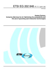 Die Norm ETSI EG 202848-V1.1.1 17.2.2011 Ansicht