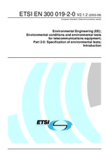 Die Norm ETSI EN 300019-2-0-V2.1.2 11.9.2003 Ansicht