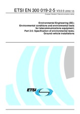 Die Norm ETSI EN 300019-2-5-V3.0.0 2.12.2002 Ansicht
