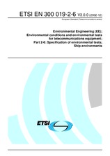 Die Norm ETSI EN 300019-2-6-V3.0.0 2.12.2002 Ansicht