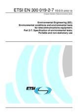 Die Norm ETSI EN 300019-2-7-V3.0.0 2.12.2002 Ansicht