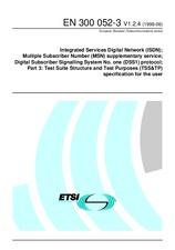 Die Norm ETSI EN 300052-3-V1.2.4 30.6.1998 Ansicht