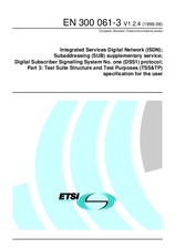 Die Norm ETSI EN 300061-3-V1.2.4 30.6.1998 Ansicht