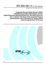 Die Norm ETSI EN 300061-4-V1.2.4 30.6.1998 Ansicht