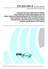 Die Norm ETSI EN 300064-6-V1.3.4 30.6.1998 Ansicht