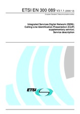 Die Norm ETSI EN 300089-V3.1.1 14.12.2000 Ansicht