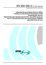 Die Norm ETSI EN 300092-3-V1.2.4 30.6.1998 Ansicht