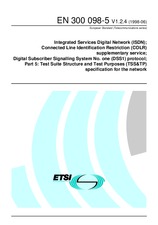 Die Norm ETSI EN 300098-5-V1.2.4 30.6.1998 Ansicht