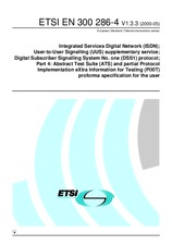 Die Norm ETSI EN 300286-4-V1.3.3 31.5.2000 Ansicht