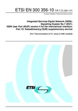 Die Norm ETSI EN 300356-10-V4.1.2 18.7.2001 Ansicht