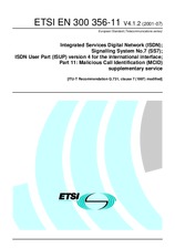 Die Norm ETSI EN 300356-11-V4.1.2 18.7.2001 Ansicht