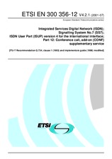 Die Norm ETSI EN 300356-12-V4.2.1 18.7.2001 Ansicht
