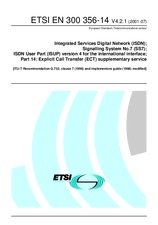 Die Norm ETSI EN 300356-14-V4.2.1 18.7.2001 Ansicht