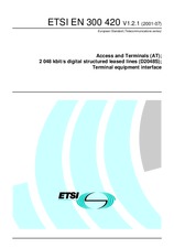 Die Norm ETSI EN 300420-V1.2.1 4.7.2001 Ansicht