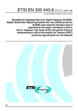 Die Norm ETSI EN 300443-6-V1.3.1 19.6.2001 Ansicht
