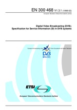 Die Norm ETSI EN 300468-V1.3.1 15.2.1998 Ansicht
