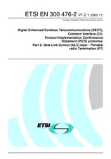 Die Norm ETSI EN 300476-2-V1.2.1 27.11.2000 Ansicht