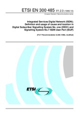 Die Norm ETSI EN 300485-V1.2.3 26.10.1999 Ansicht