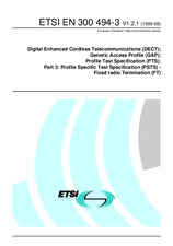 Die Norm ETSI EN 300494-3-V1.2.1 24.8.1999 Ansicht