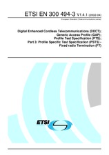 Die Norm ETSI EN 300494-3-V1.4.1 15.4.2002 Ansicht