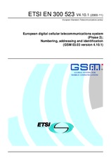 Die Norm ETSI EN 300523-V4.10.1 15.11.2000 Ansicht