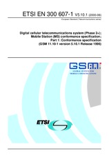 Die Norm ETSI EN 300607-1-V5.10.1 28.6.2000 Ansicht