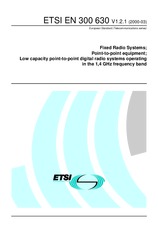 Die Norm ETSI EN 300630-V1.2.1 9.3.2000 Ansicht