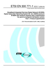 Die Norm ETSI EN 300771-1-V2.0.1 27.4.2000 Ansicht